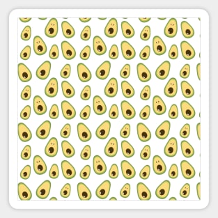 Avocado Pattern Magnet